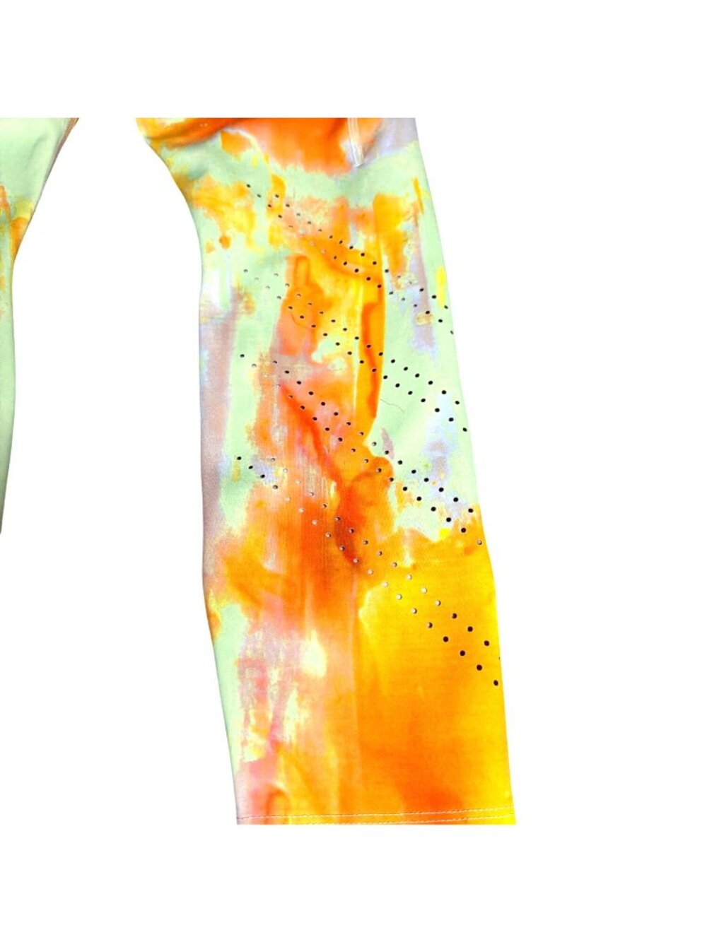 Nike Womens Dri-Fit Leggings Large Multicolor Abstract Print Ventilation Details - Picture 7 of 7